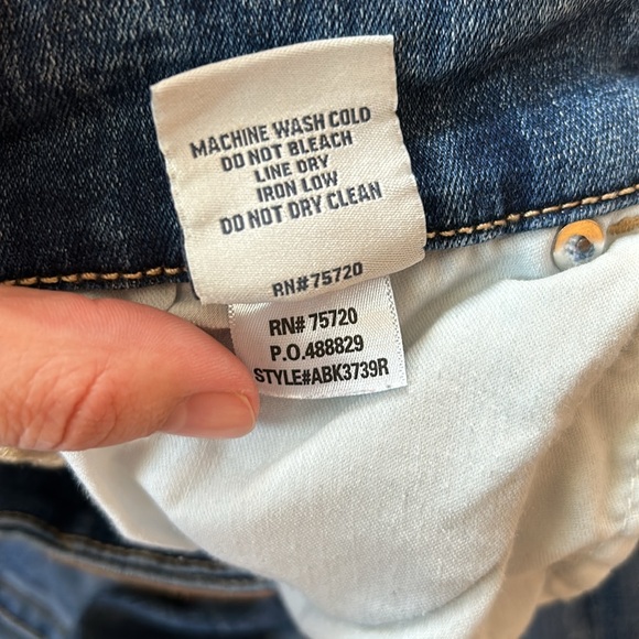 BKE Payton Mid Rise Straight Leg Denim Medium Wash Jeans 27x32 - Picture 6 of 10